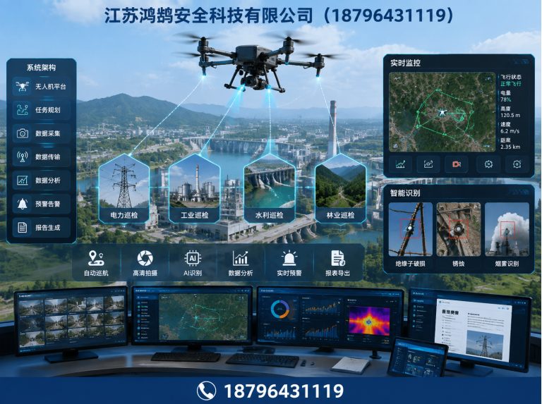 梅州无人机巡检系统展示图